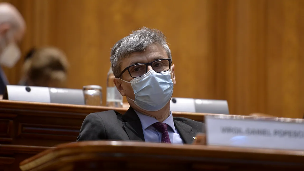 Ministrul Energiei, Virgil Popescu, are Covid: „Aveţi grijă de sănătatea voastră, că nu am scăpat încă de acest virus”