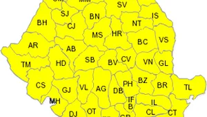 Atenţionare meteo cu cod galben