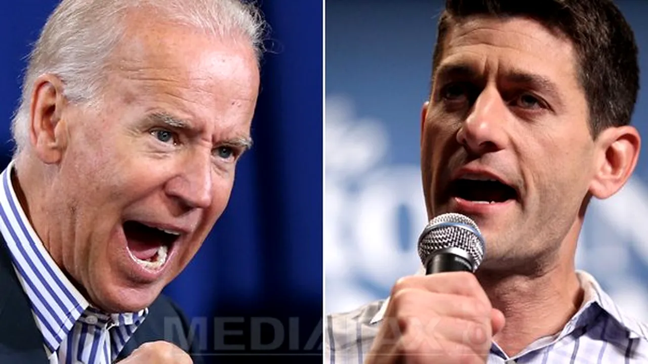 DEZBATEREA Joe Biden - Paul Ryan: Cei doi candidaţi, criticaţi de taberele adverse pentru stilul şi argumentele din cursul dezbaterii