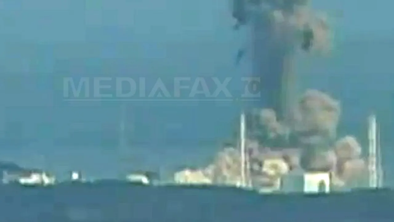 O nouă explozie şi un incendiu la centrala Fukushima. Substanţe radioactive au fost eliberate direct în atmosferă - VIDEO