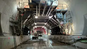 Premieră la tunelul Daniela pe autostrada A1: Structura de rezistență finalizată