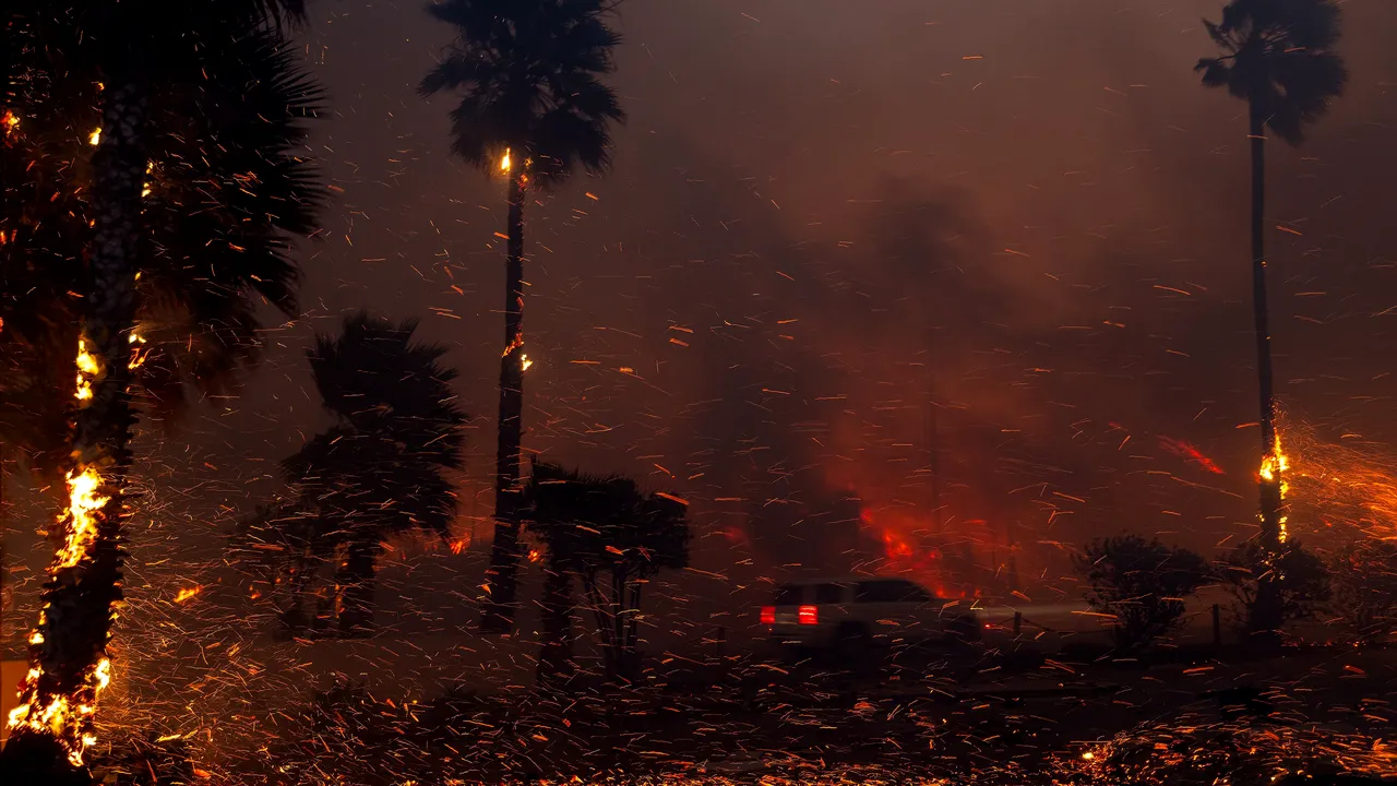 Consulatul General al României la Los Angeles, evacuat din cauza incendiilor
