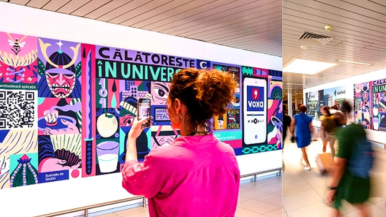 Voxa şi Saddo aduc universul cărţilor în Aeroportul Otopeni