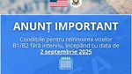 Condiții privind solicitarea unei noi vize prin curier, fără a susține interviu. Anunțul făcut de Ambasada SUA în România