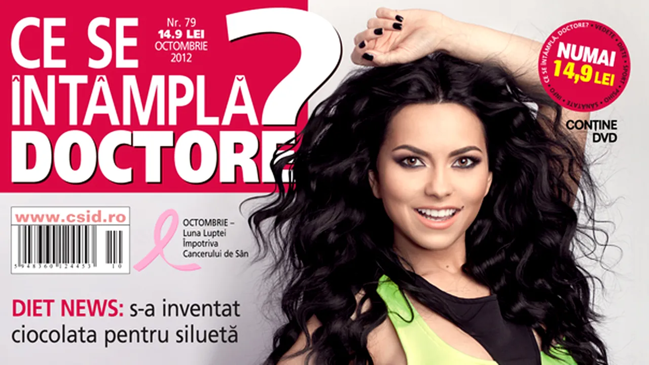 Inna vorbeşte despre sport şi diete în noul număr al revistei “Ce se întâmplă, doctore?”