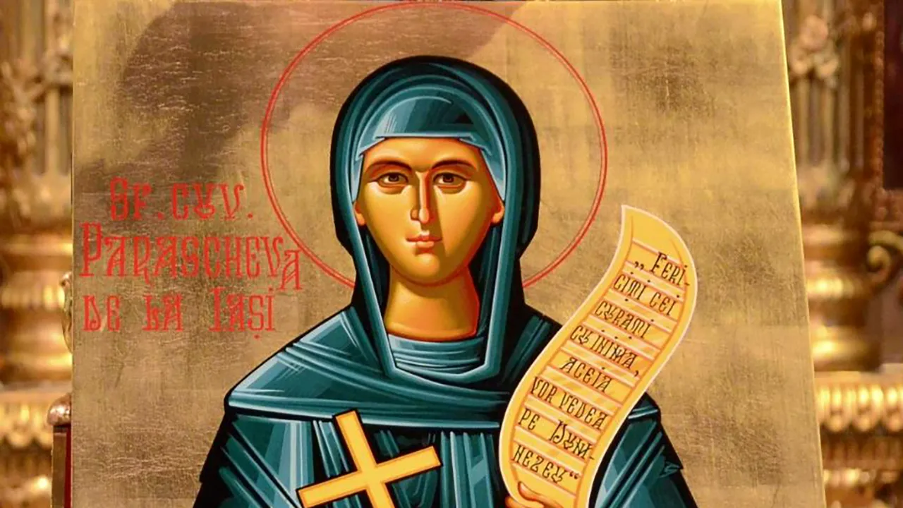 Sărbătoarea Sfintei Parascheva: Peste 41.000 de români îşi serbează onomastica