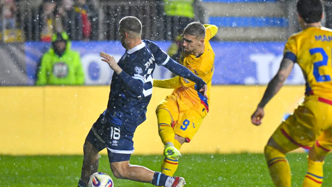 România – San Marino 7-1. România face spectacol după ce San Marino ne-a dat emoții la începutul meciului