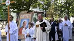 Procesiune în cinstea Sfântului Papă Ioan Paul al II-lea pe străzile Capitalei