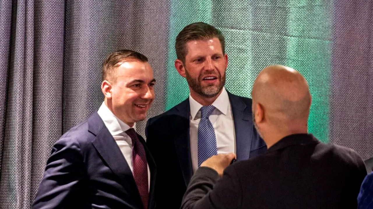 Bogdan Ivan, discuții la Davos cu Eric Trump, președintele Trump Organization