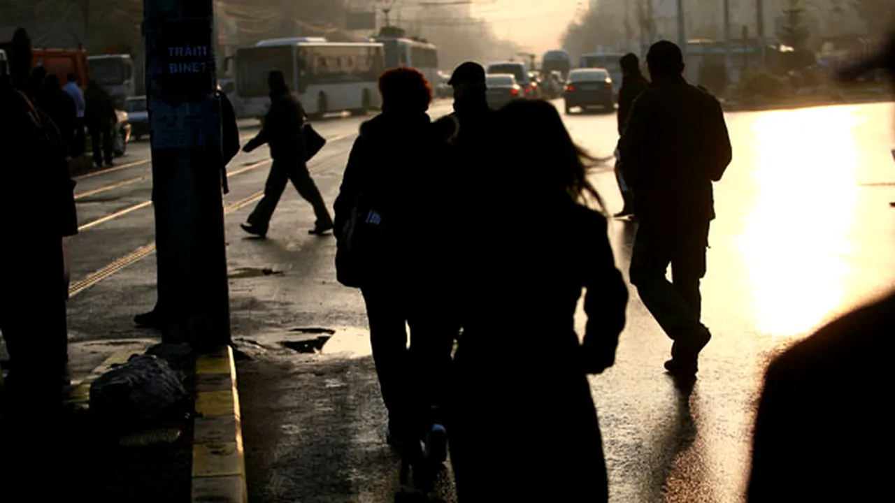 Greva de la metrou şi traficul i-au forţat pe bucureşteni să meargă pe jos
