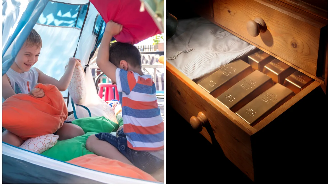 „Goana după aur” din curtea bunicii. În joacă, doi copii şi-au îmbogăţit familia peste noapte. Specialist: Ar putea valora 100.000 de euro