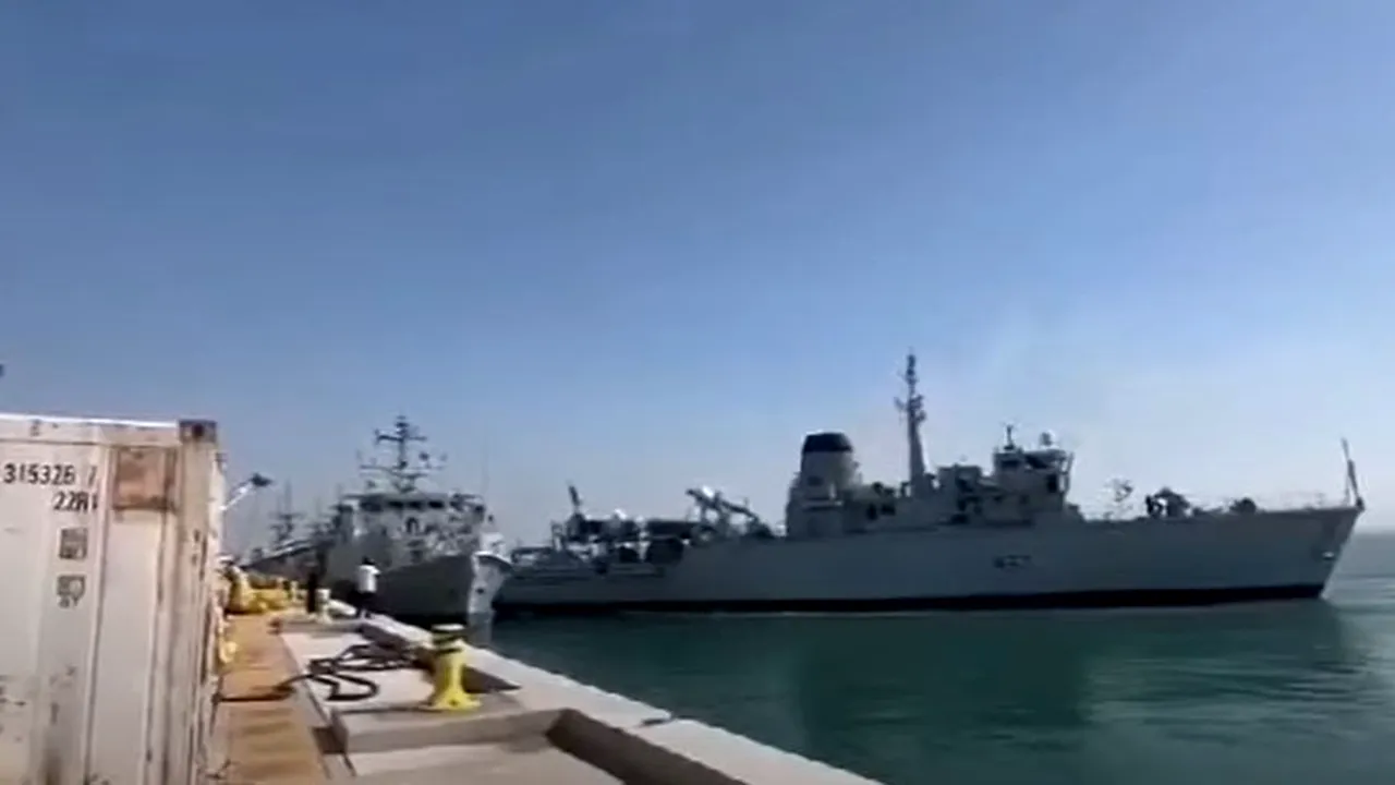 Două nave ale Marinei Regale britanice s-au ciocnit în largul coastelor Bahrainului