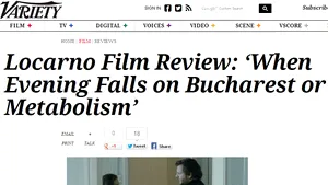 Variety: Cel mai nou film al lui Corneliu Porumboiu este atât de intelectualizat încât este sufocat