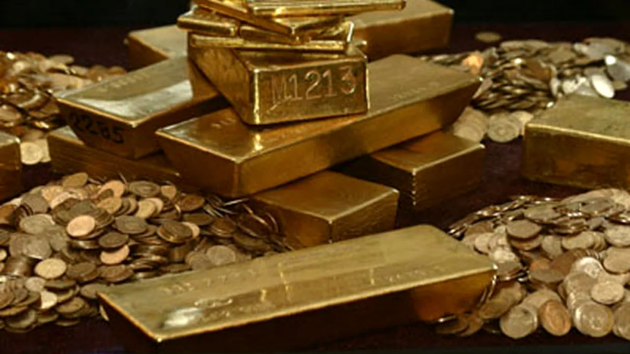 Preţul aurului în euro şi lire sterline atinge niveluri record