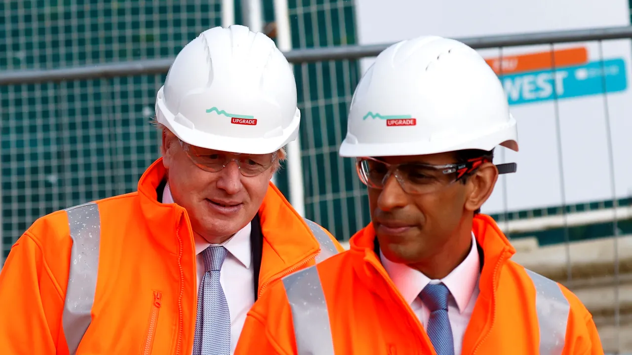 Boris Johnson şi Rishi Sunak s-au întâlnit în mare taină 