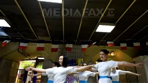 IMAGINI de la metrou de Ziua Europei: Patiserie franţuzească, cărţi poliţiste suedeze şi staţii cu nume ale unor state membre UE - GALERIE FOTO