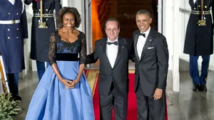 Hollande, primit cu mare fast la Casa Albă la un dineu de stat - FOTO