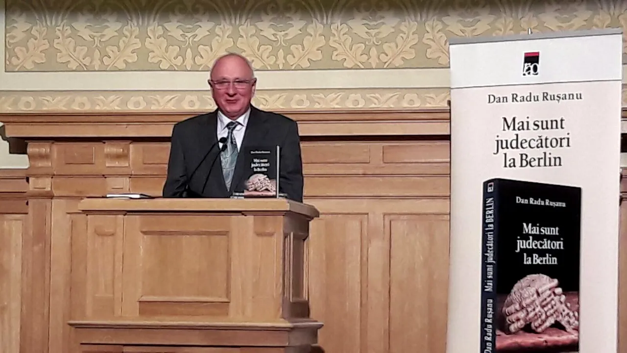 FOTO Dan Radu Ruşanu, la lansarea ”Mai sunt judecători la Berlin”: Sistemul şi-a devorat întotdeauna iniţiatorii