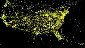 Roi de albine sau avioane? Cum arată o zi obişnuită de trafic aerian pe cerul Statelor Unite - VIDEO