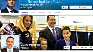 ANALIZĂ Mediafax Research&Monitoring: Iohannis a câştigat bătălia cu Ponta la fani pe Facebook cu 55% la 45%, la fel ca la urne