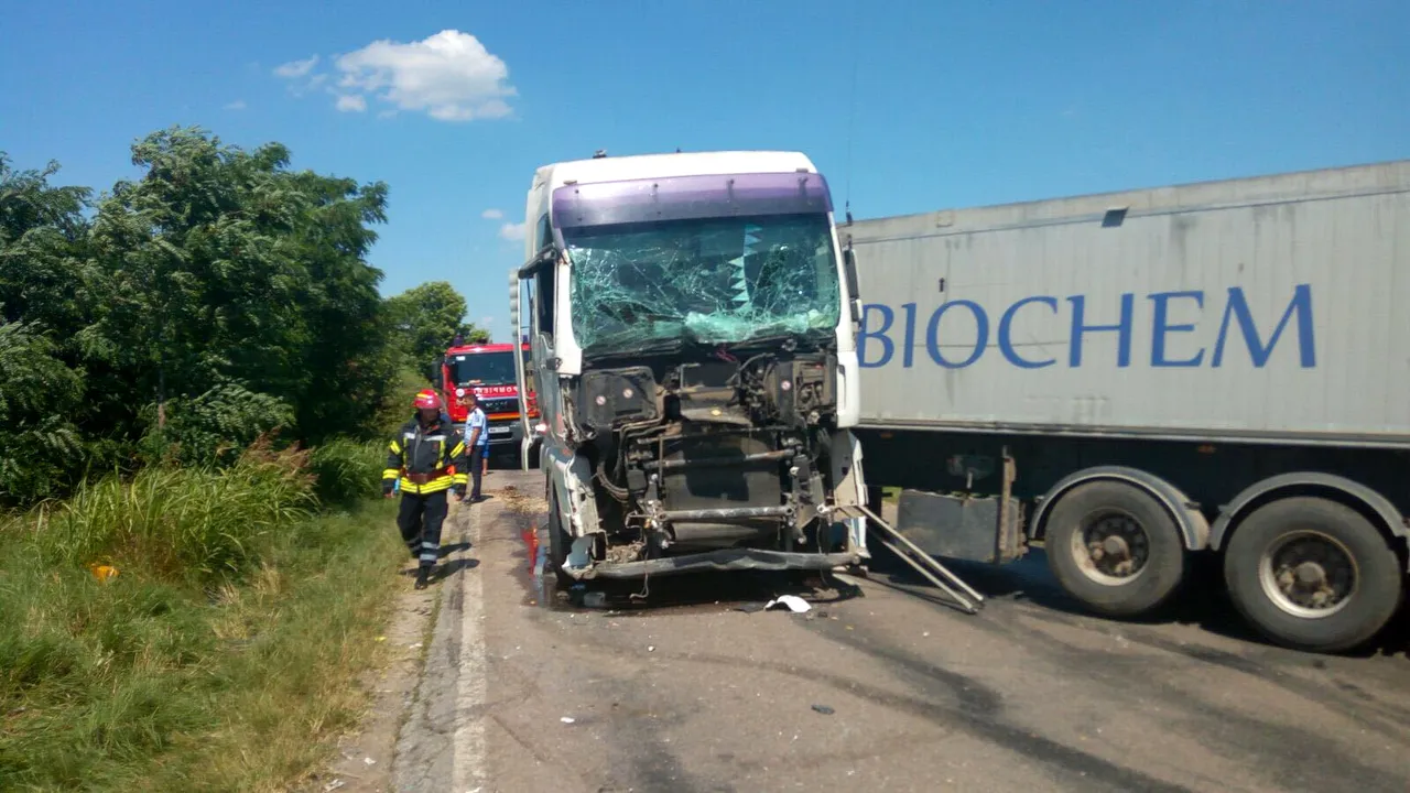 S-a stabilit CAUZA accidentului din Teleorman: Defecţiuni tehnice ale TIR-ului implicat/ Nouă răniţi au fost transportaţi în Capitală