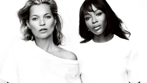 Naomi Campbell şi Kate Moss au pozat pentru o campanie Ralph Lauren ce lupta contra cancerului mamar: 