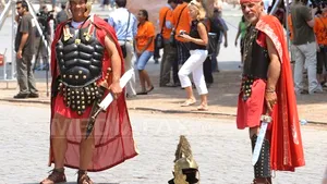 Gladiatorii din Roma au ajuns pe mâna poliţiei