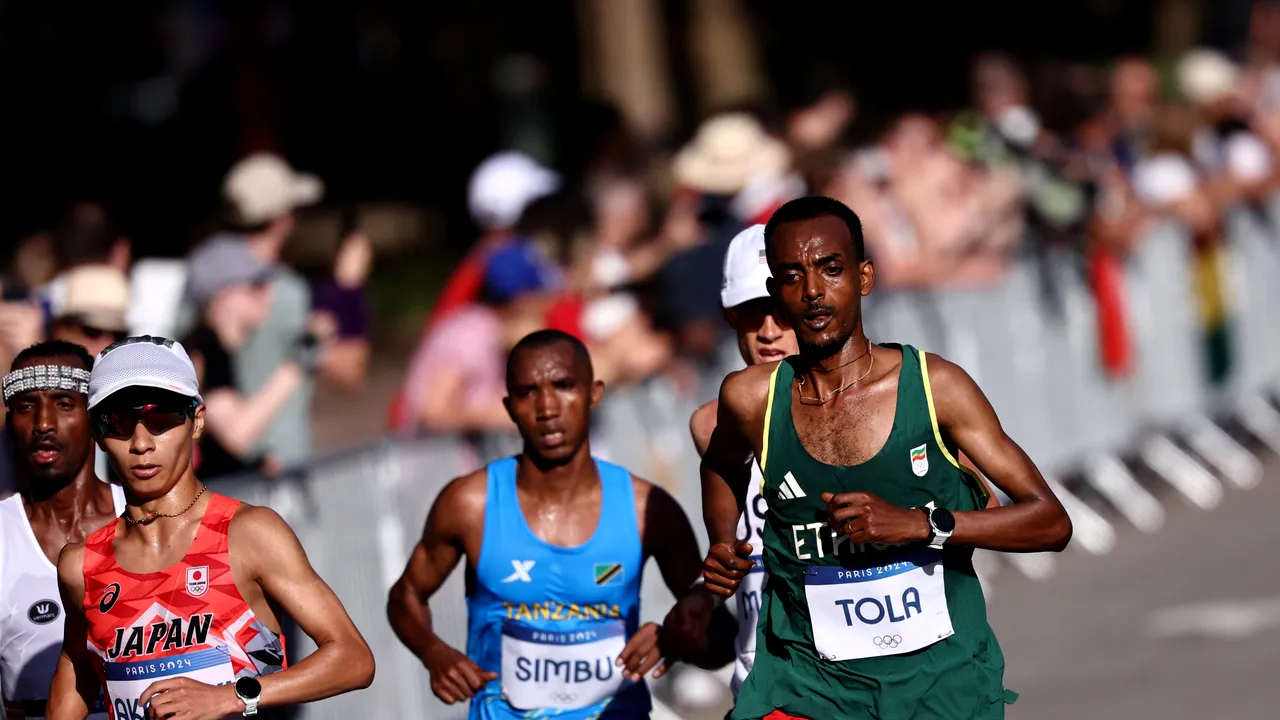 Tamirat Tola din Etiopia câştigă aurul la maraton la Jocurile Olimpice Paris 2024