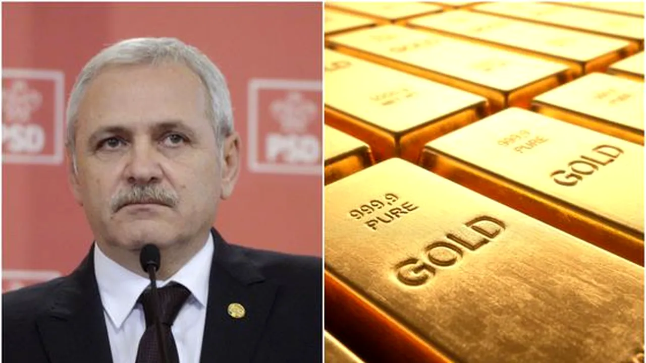 Proiectul de lege al lui Liviu Dragnea privind repatrierea de aur, adoptat de Senat/ Băsescu: În criză nu o să ştim cum să fugim cu aurul la Londra