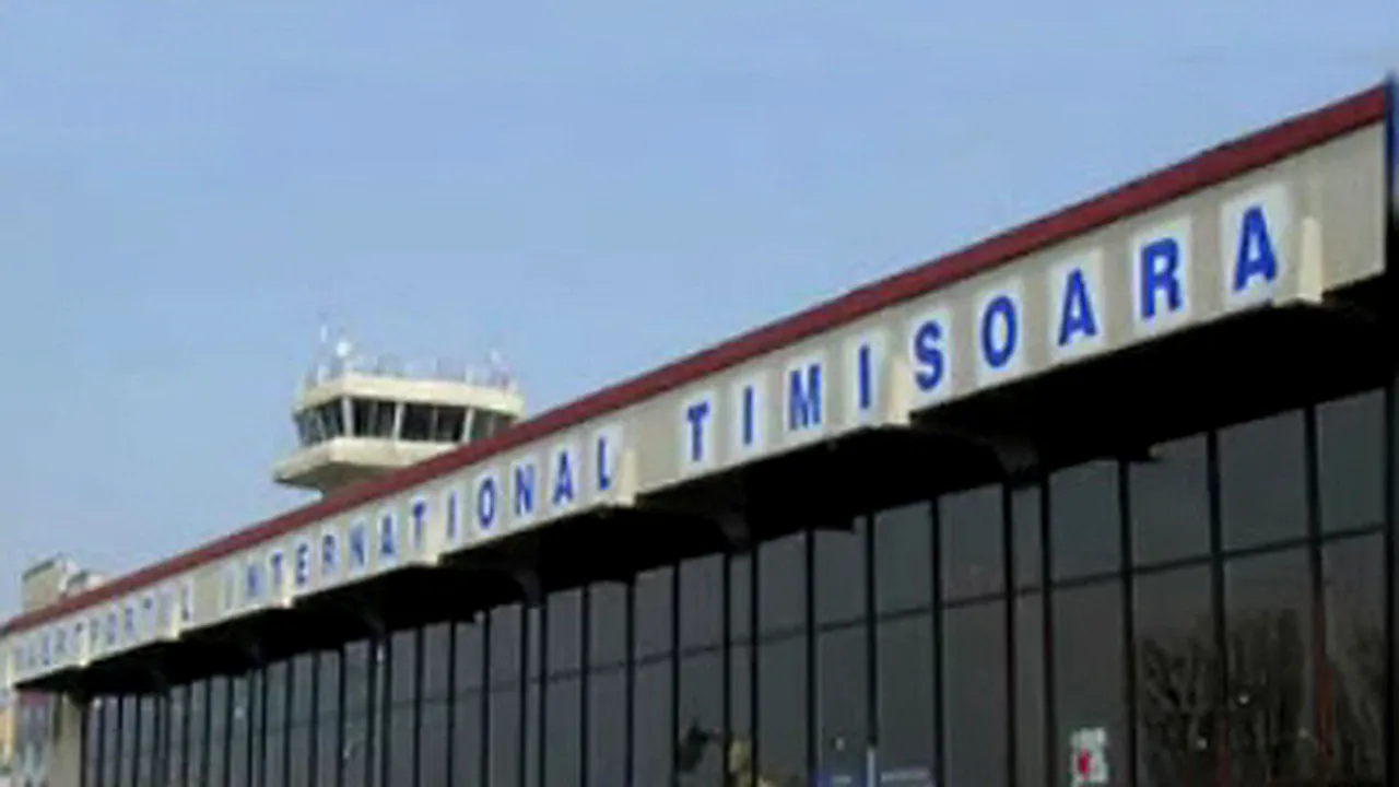 Treisprezece curse, afectate de întreruperea activităţii pe Aeroportul din Timişoara