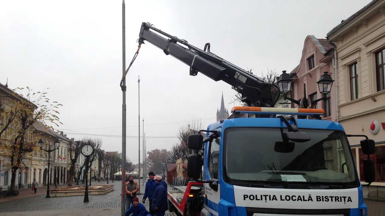 Autospeciala de ridicări auto a Primăriei Bistriţa, cumpărată cu 100.000 euro, în urmă cu trei ani, nefolosită nici măcar o dată / Ce spun reprezentanţii administraţiei locale