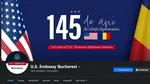 Pagina de Facebook a Ambasadei SUA la București, fără activitate în lipsa fondurilor
