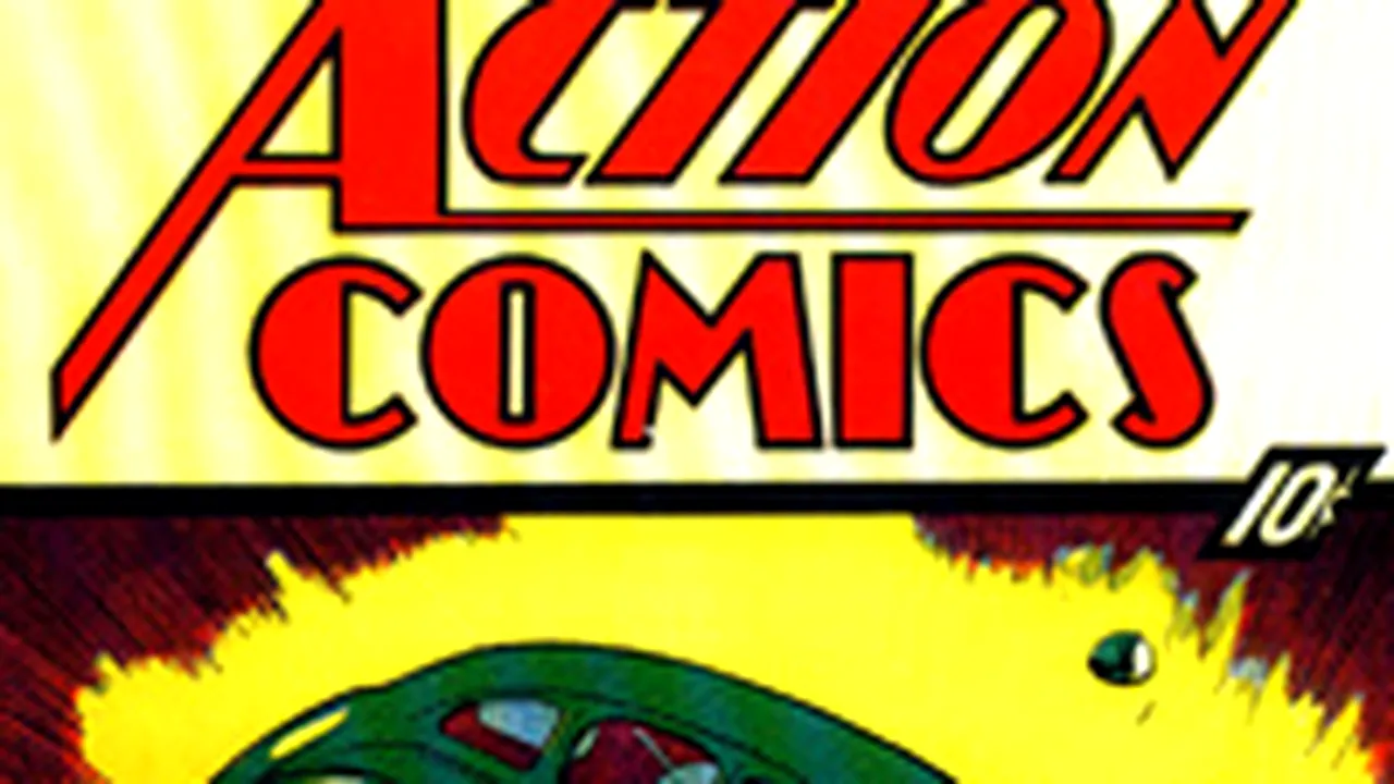 Exemplar rar din primul număr al revistei cu Superman, scos la licitaţie