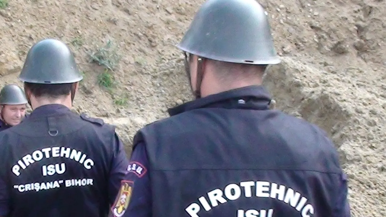 Grenadă neexplodată din al Doilea Război Mondial, descoperită în Bihor