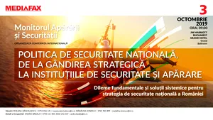 CONFERINŢA Monitorului Apărării şi Securităţii, joi, 3 OCTOMBRIE 2019 - 