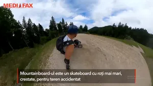 În Braşov cu un gram de adrenalină poţi merge cu mountainboard-ul