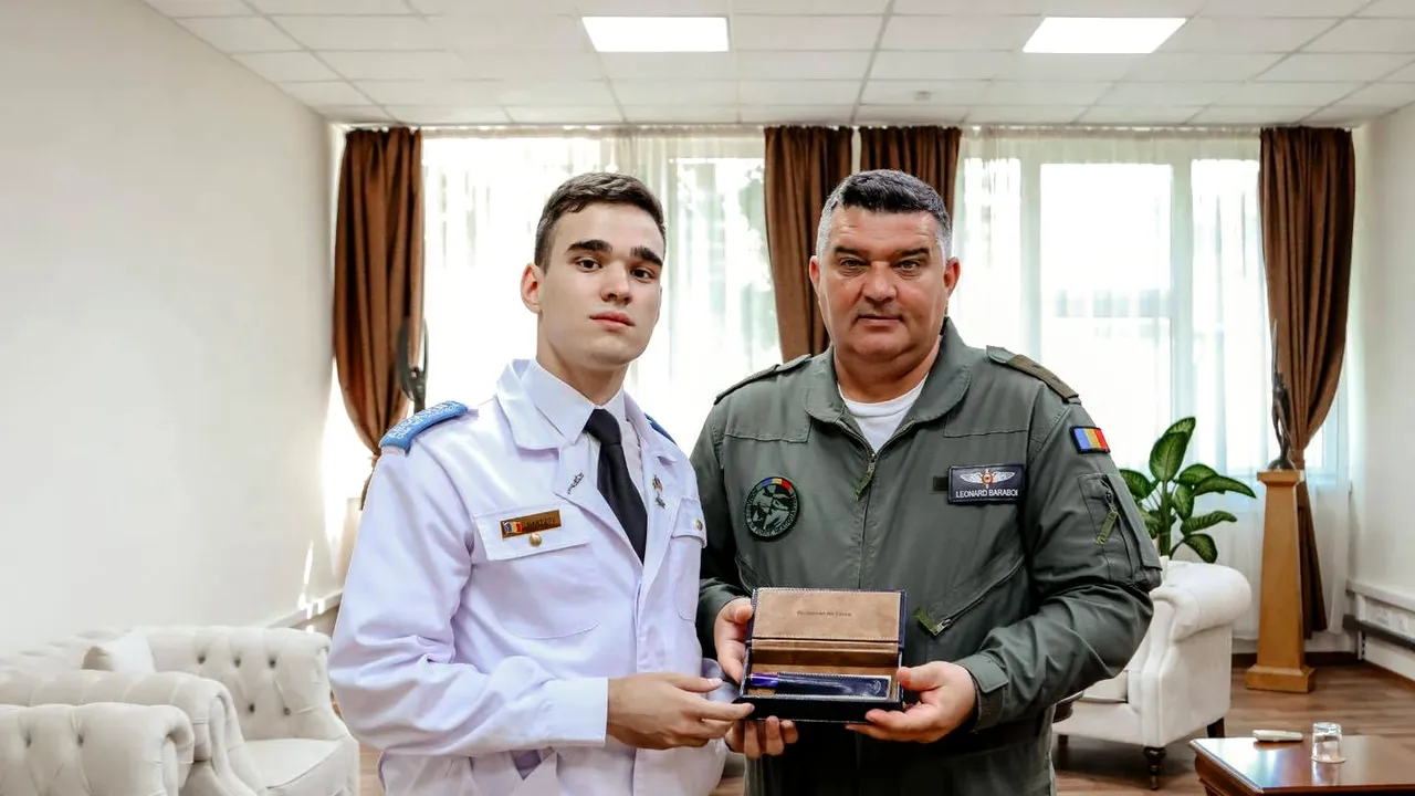 Absolventul unui colegiu militar din Alba Iulia, admis la Academia Forţelor Aeriene din SUA