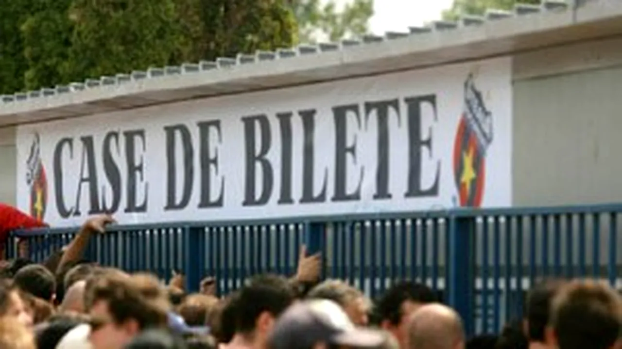 Biletele la meciul Steaua - Galatasaray costă între 25 şi 500 de lei