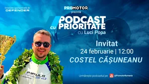 „Podcast cu Prioritate” #65 by ProMotor: Povestea lui Costel Căşuneanu în motorsport 