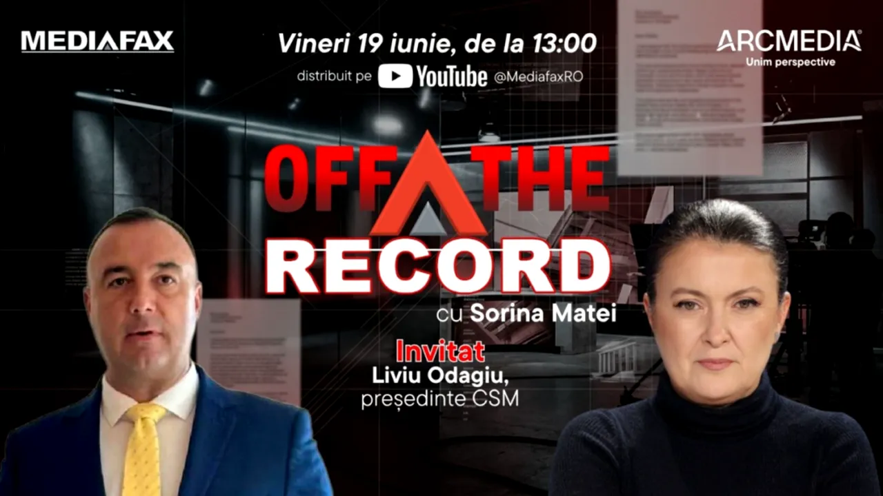 OFF The Record. Invitat: Liviu Odagiu, președinte CSM