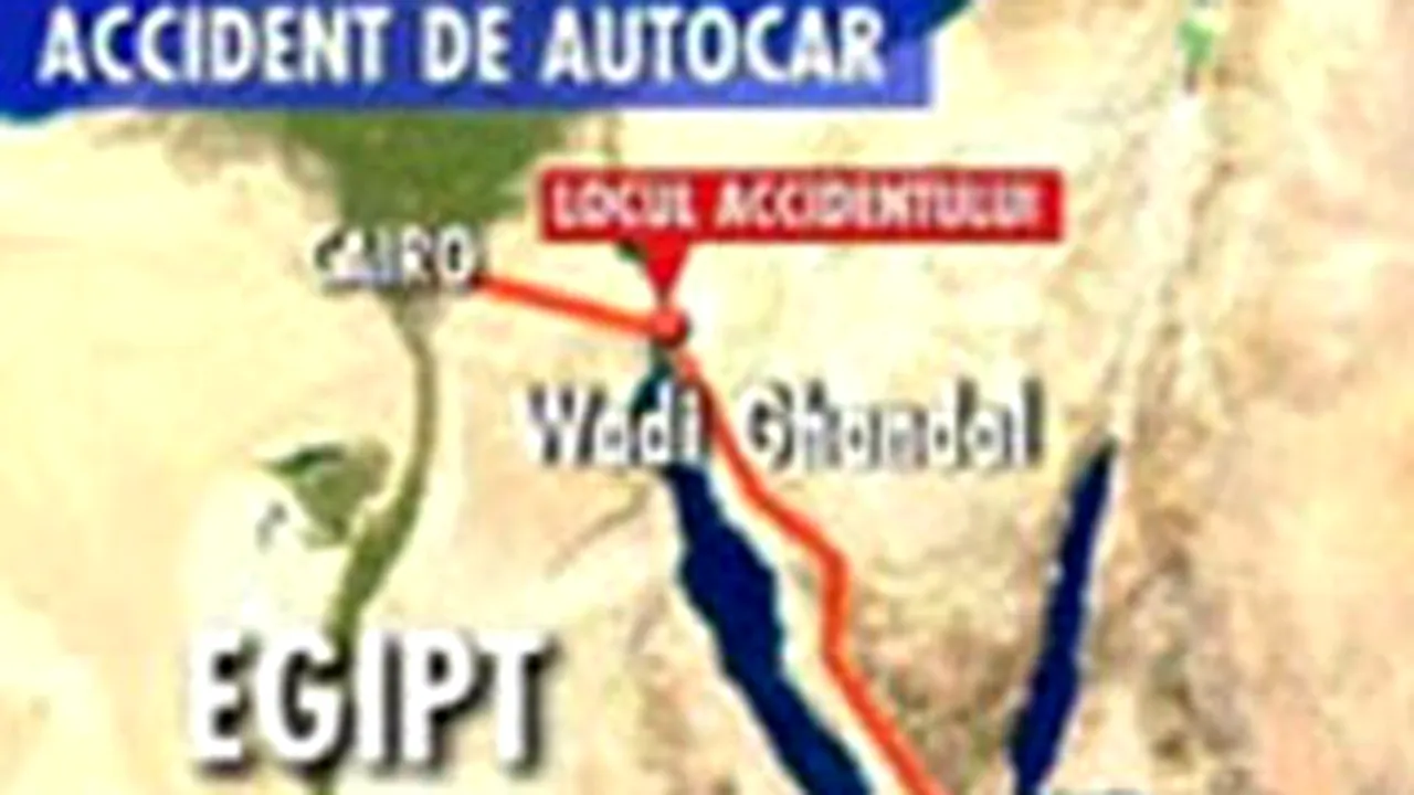 Şase cetăţeni ruşi, ucişi în accidentul rutier din Egipt