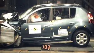 Dacia Sandero a obţinut trei stele din cinci la testele EuroNCAP (Video)