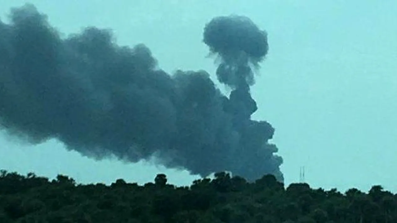 EXPLOZIE la cosmodromul american Centrul Spaţial Kennedy. SpaceX pregătea o rachetă de lansare - FOTO, VIDEO
