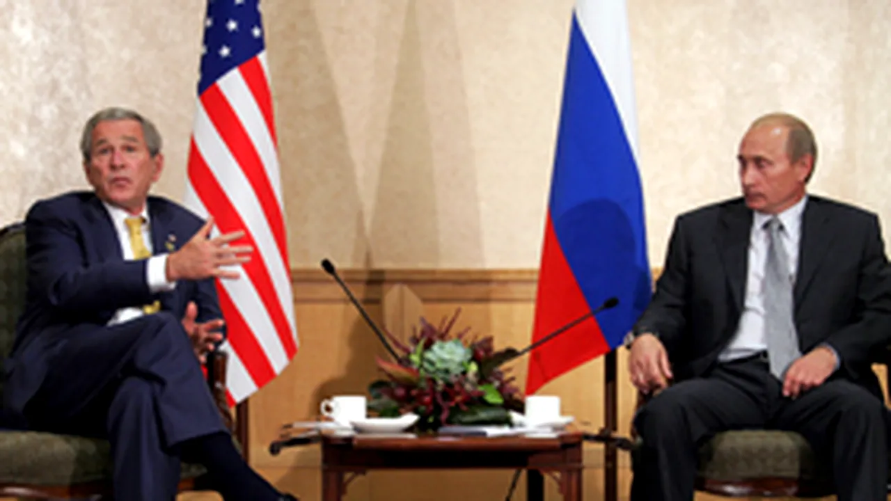 Bush către Putin: Războiul Rece s-a încheiat