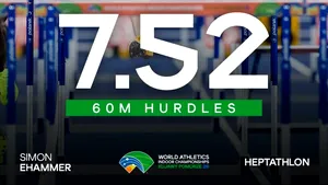 Un nou reper mondial în proba de 60 m garduri la heptatlon, stabilit de elvețianul Simon Ehammer