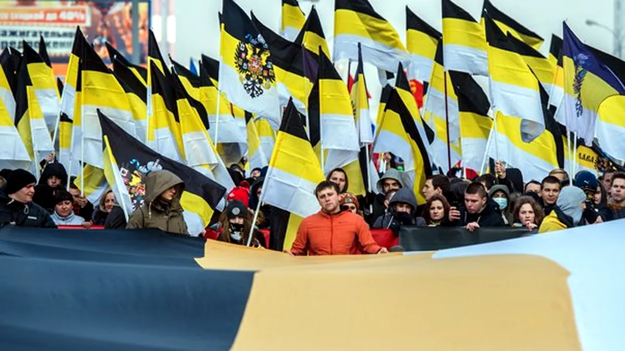 Manifestaţie la Moscova în sprijinul politicii Kremlinului privind Ucraina