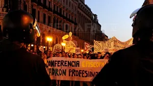 Protestele de la Madrid: Şase persoane arestate şi doi poliţişti răniţi