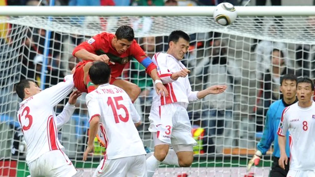 Televiziunea nord-coreeană a întrerupt comentariul meciului cu Portugalia la 0-4