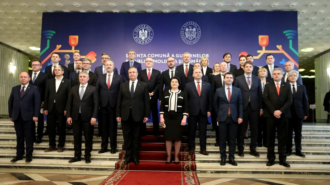 Premierul Rep. Moldova, Gavriliţa: Drumul nostru spre Europa trece prin România / Şedinţă comună a guvernelor de la Bucureşti şi Chişinău