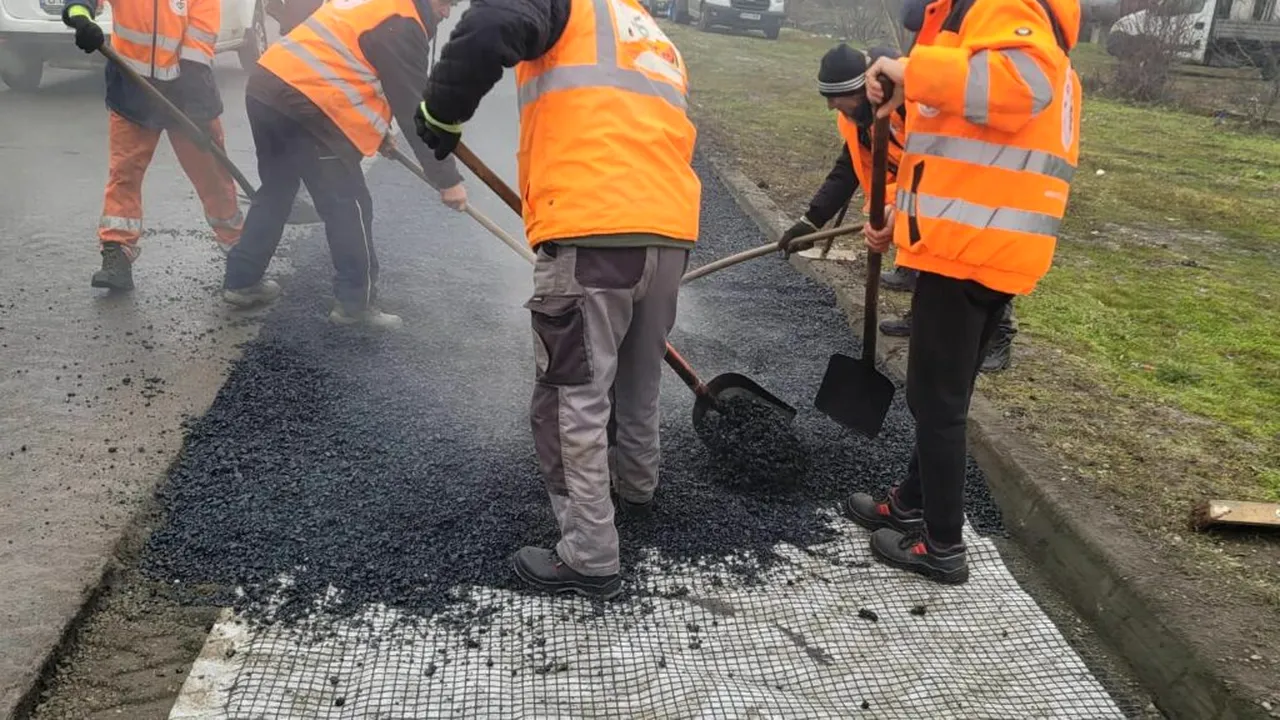 Infrastructură 5: Intervenții pentru remedierea degradărilor ale carosabilului de mici dimensiuni (P)